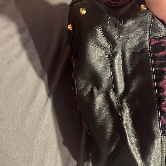 Juicy couture daydreamer leopard velour y2k purse - Picture 2 of 4